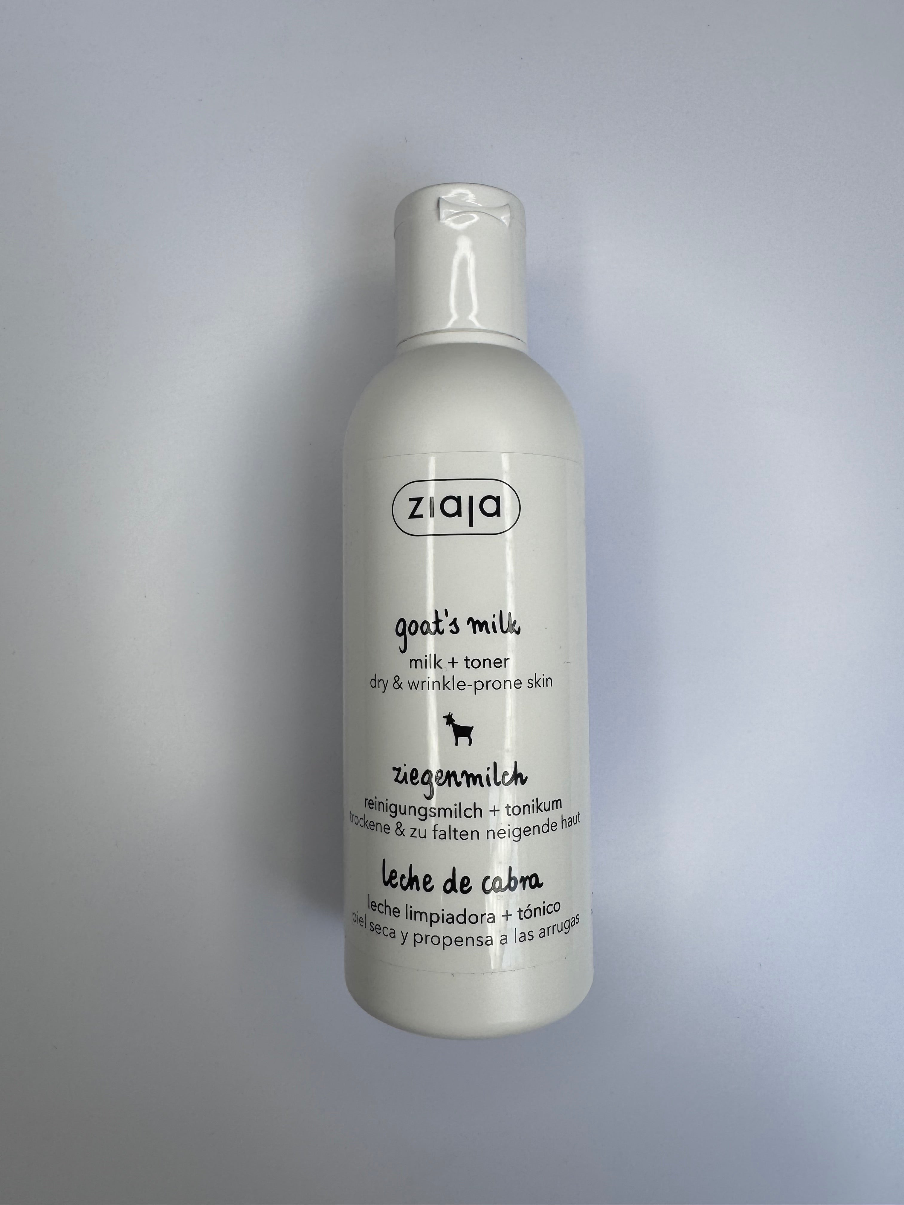 Lait démaquillant 2 en 1 Ziaja au lait de chèvre - 200ml